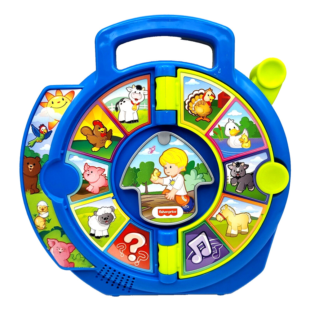 Fisher Price Little People See N Say World of Animals 2015 Blue TESTED